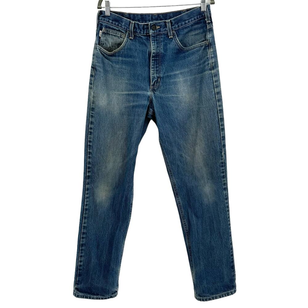 Vintage Carhartt‎ Flame Resitant Denim Jeans 3 HRC Blue *31 x 31.5